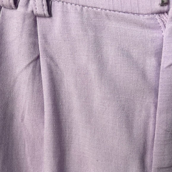 Sophie Rue Pleated Straight Linen Pants in Lavendar - Picture 8 of 11